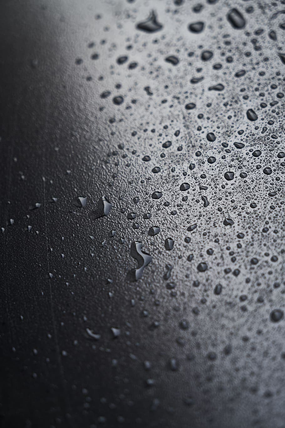 Abstract Drop Grey Smoked - free HD phone wallpaper for iPhone and Android, 1284x2778