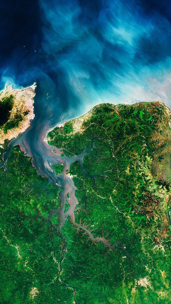 Aerial View Vertical Wallpaper Preview