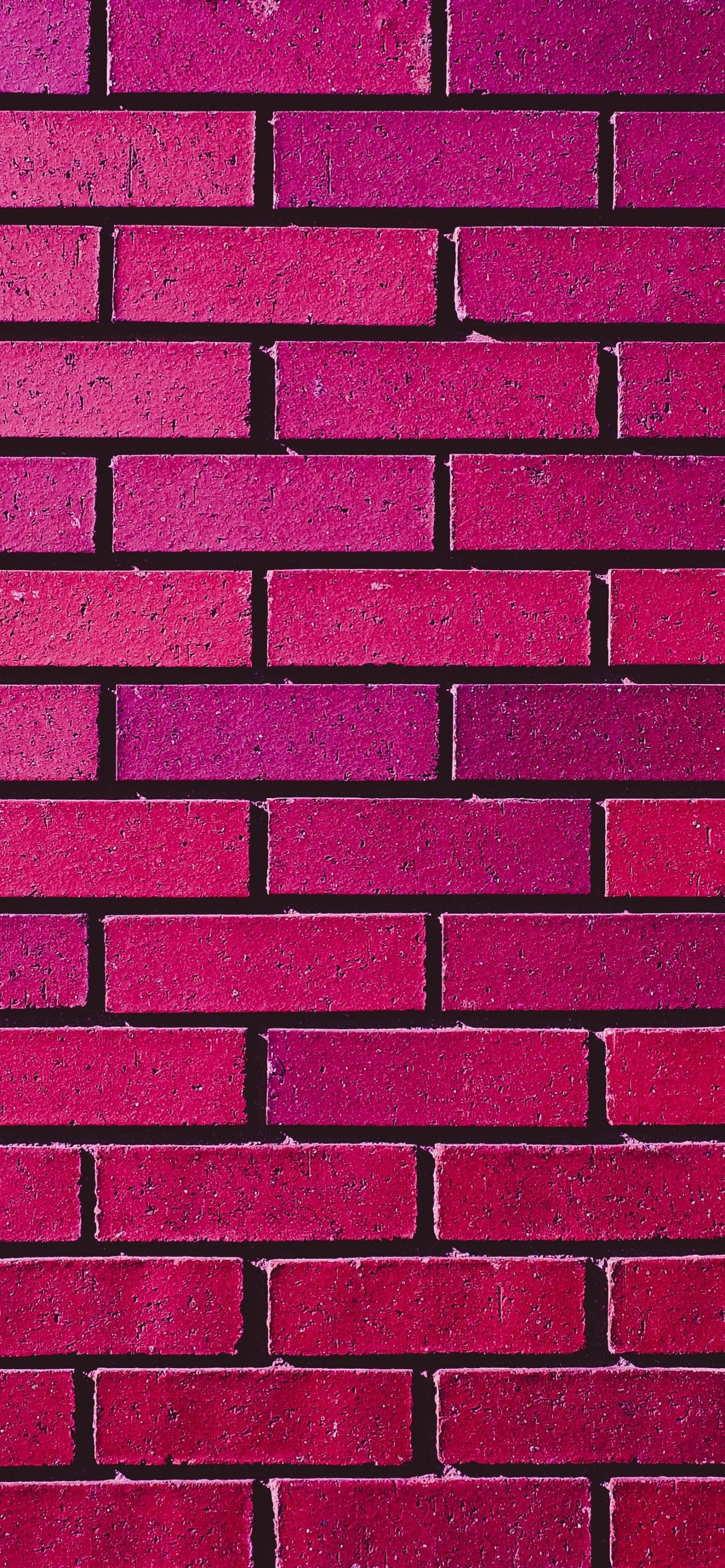 Brick Wall Magenta Red Bricks Bright Gradients 5k x