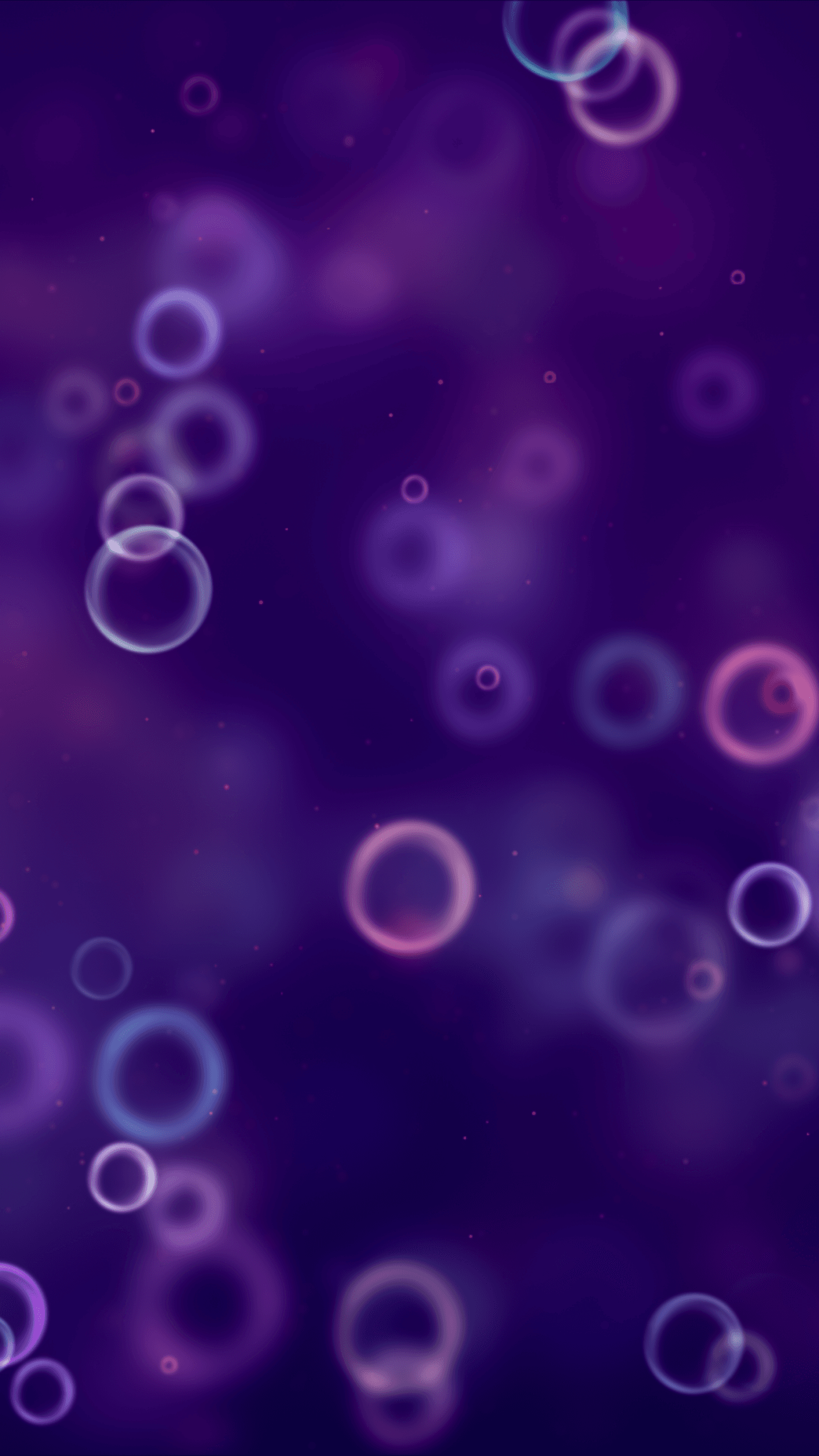 Bubbles Bokeh Purple Background Blurred Pattern x