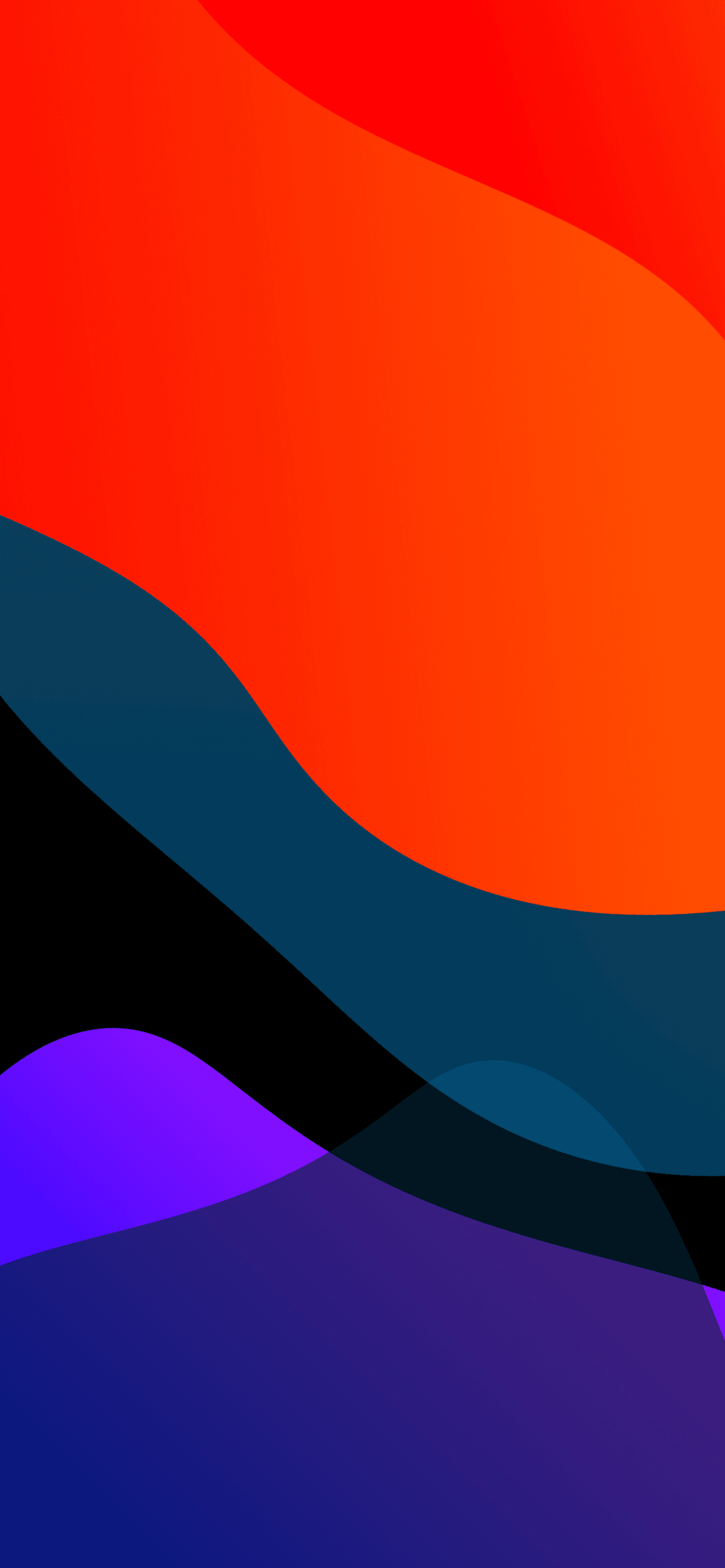 Ios 13 Stock Multicolor Black Background Ipad Hd x