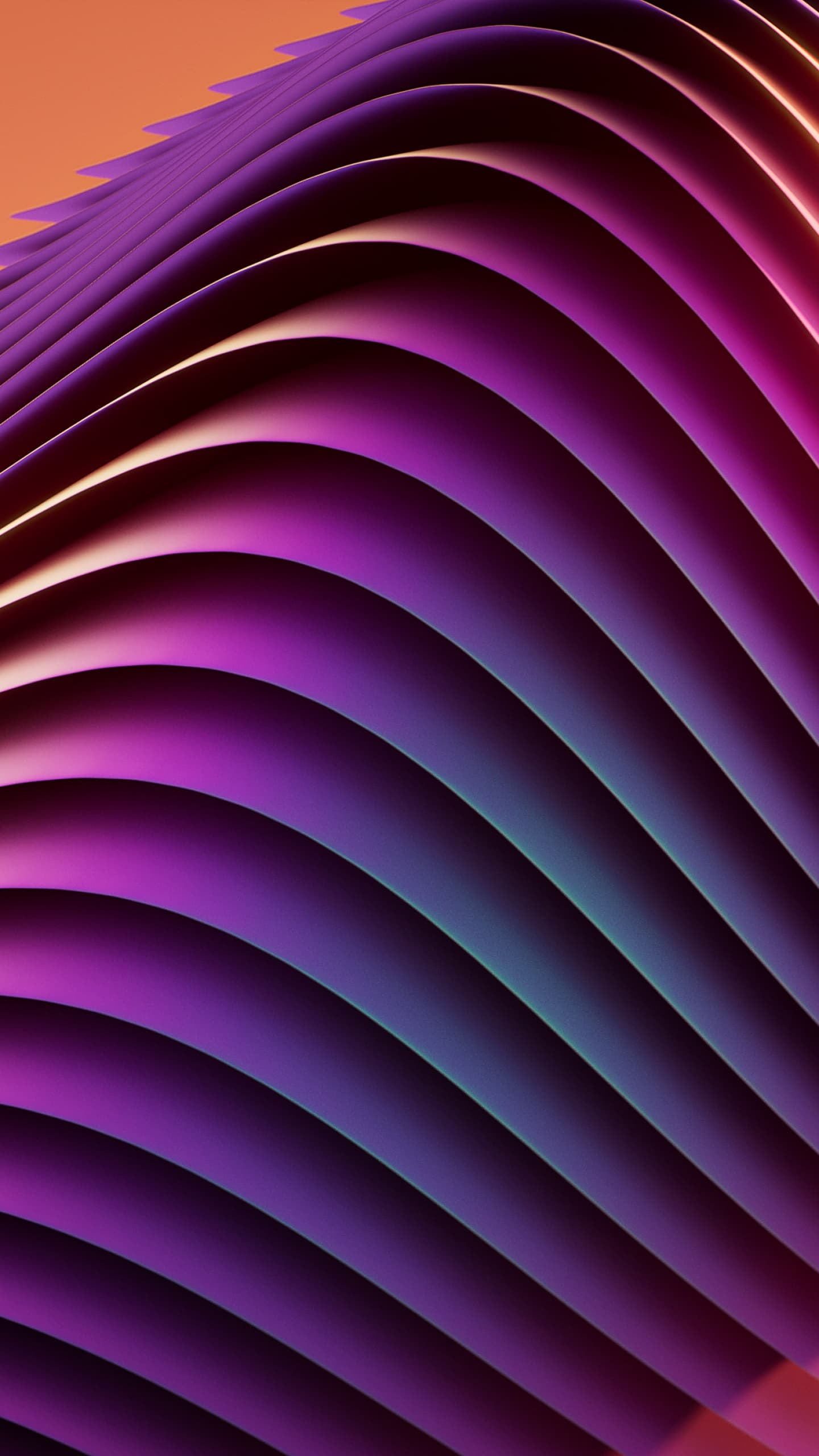 Layers Orange Background Cgi 3d Art x