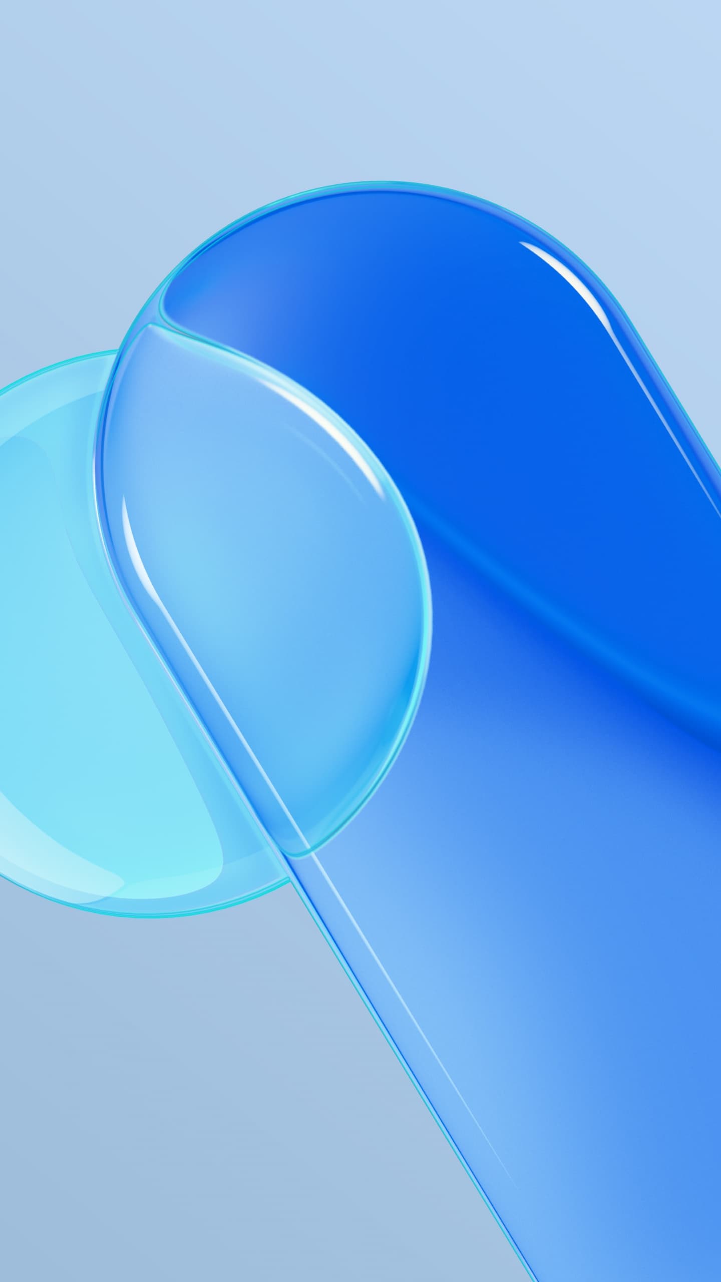 Shapes Gradient Abstract Light Blue Background 5k x