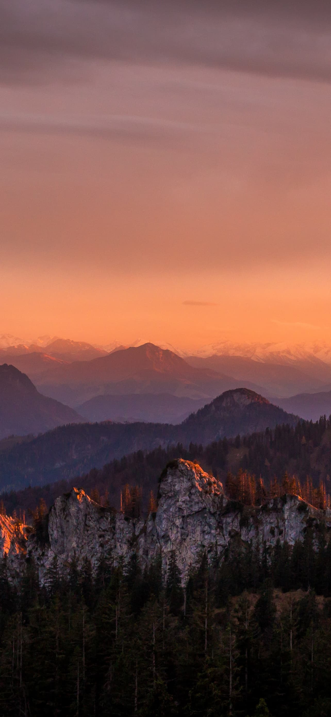 Alpenglow Sunrise Mountain Range Glacier Mountains Green x
