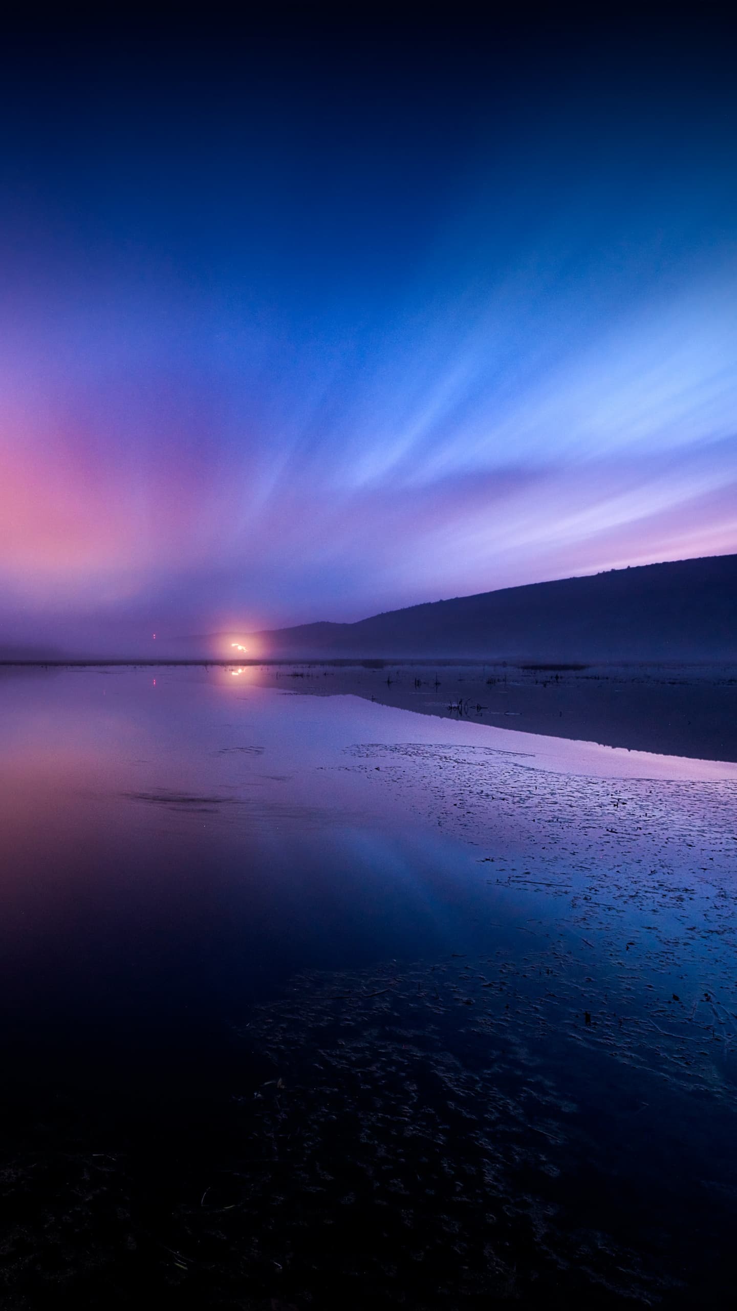 Aurora Borealis Landscape Dusk Lake Reflections Dawn 5k 8k x