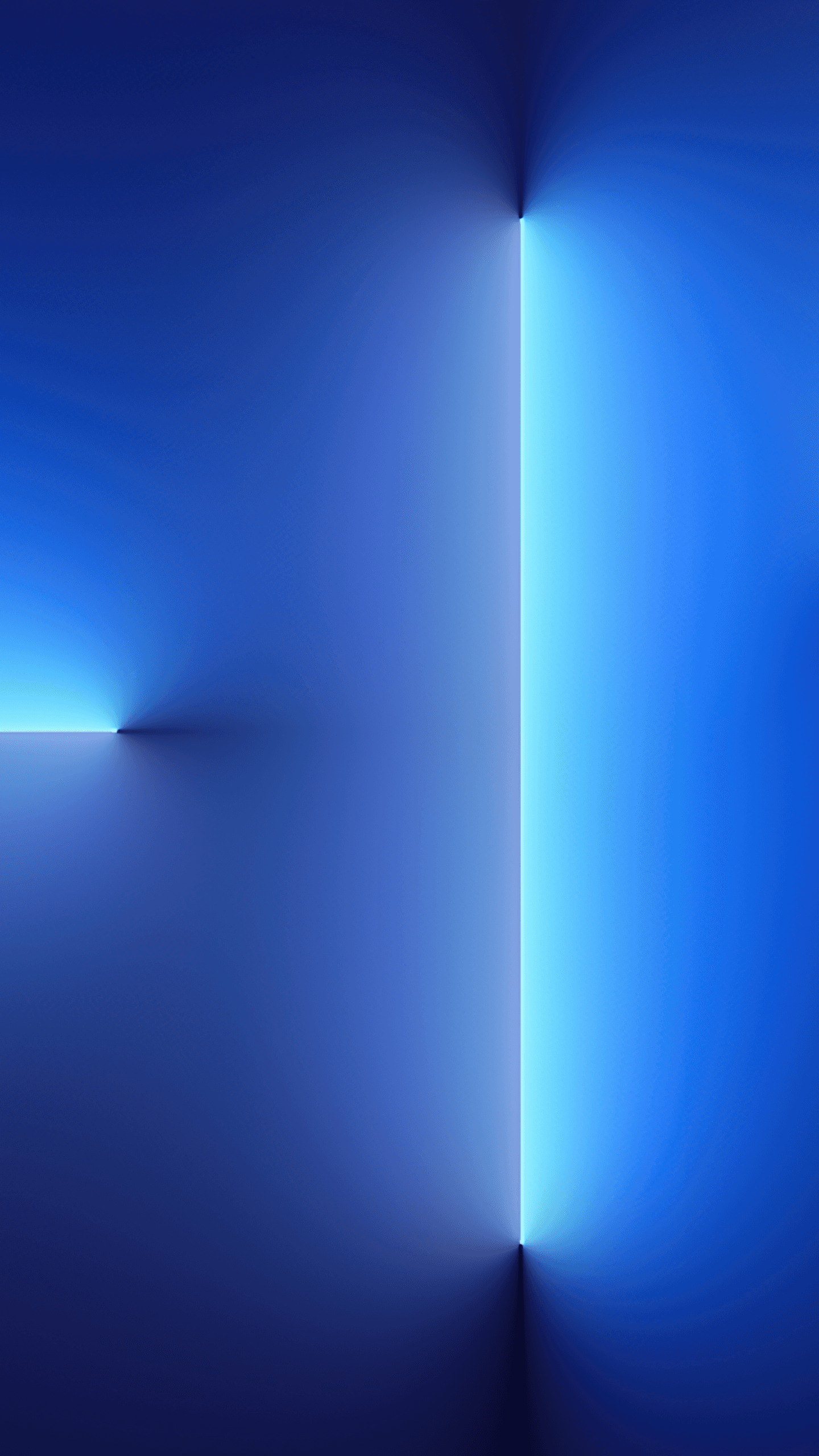 Iphone 13 Pro Stock Blue Background Neon Lights Glowing x