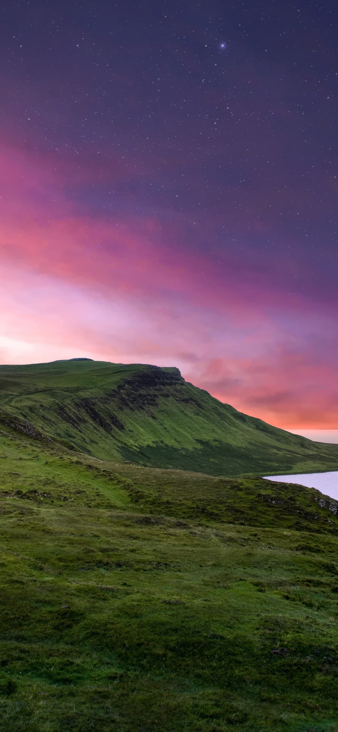 Isle Of Skye Scotland Countryside Shore Sunset Landscape x - free HD phone wallpaper for iPhone and Android, 1284x2778