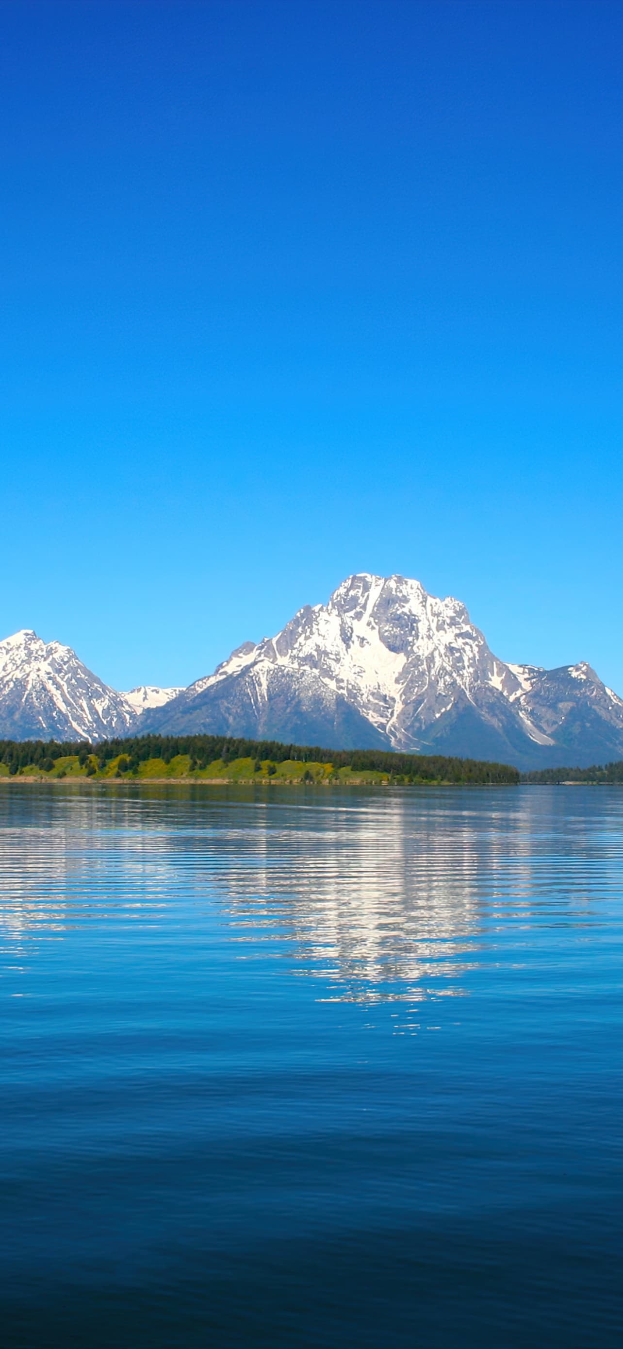 Jenny Lake Landscape Grand Teton National Park Sunny Day x - free HD phone wallpaper for iPhone and Android, 1284x2778