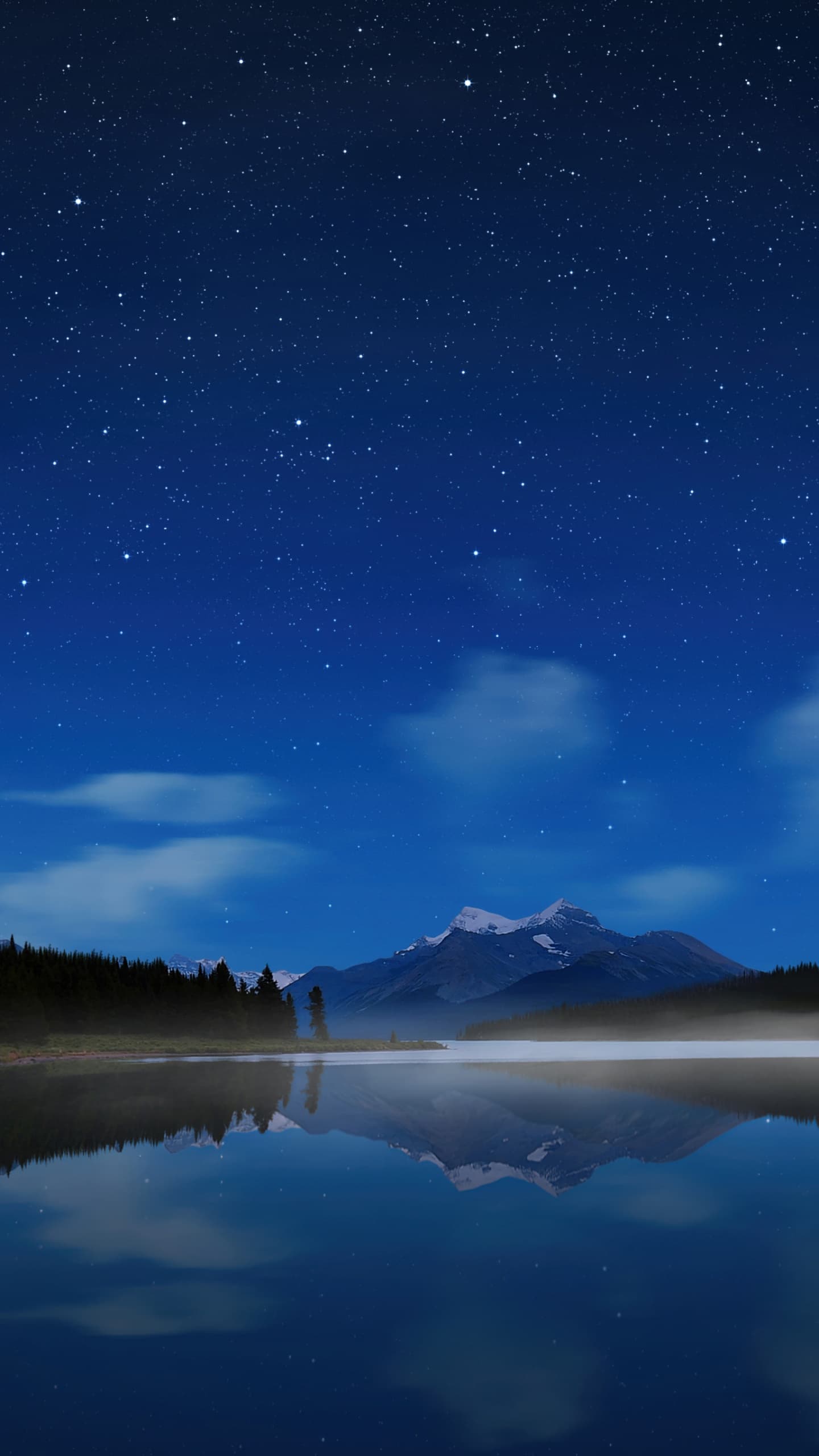 Maligne Lake Jasper National Park Alberta Canada Starry Sky x