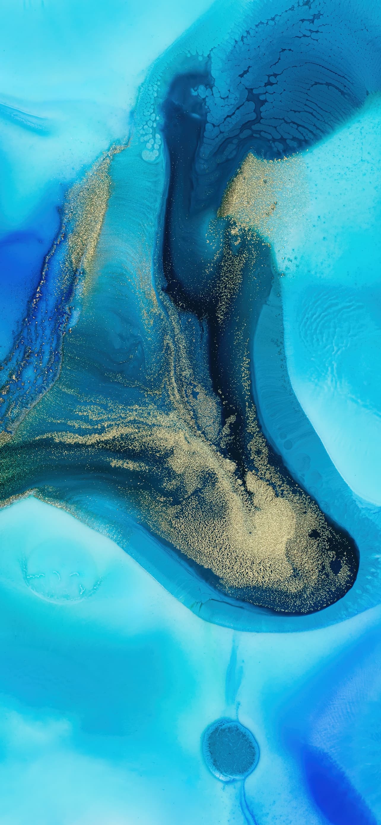 Mi Pad 5 Pro Blue Background Liquid Art Macro Stock x