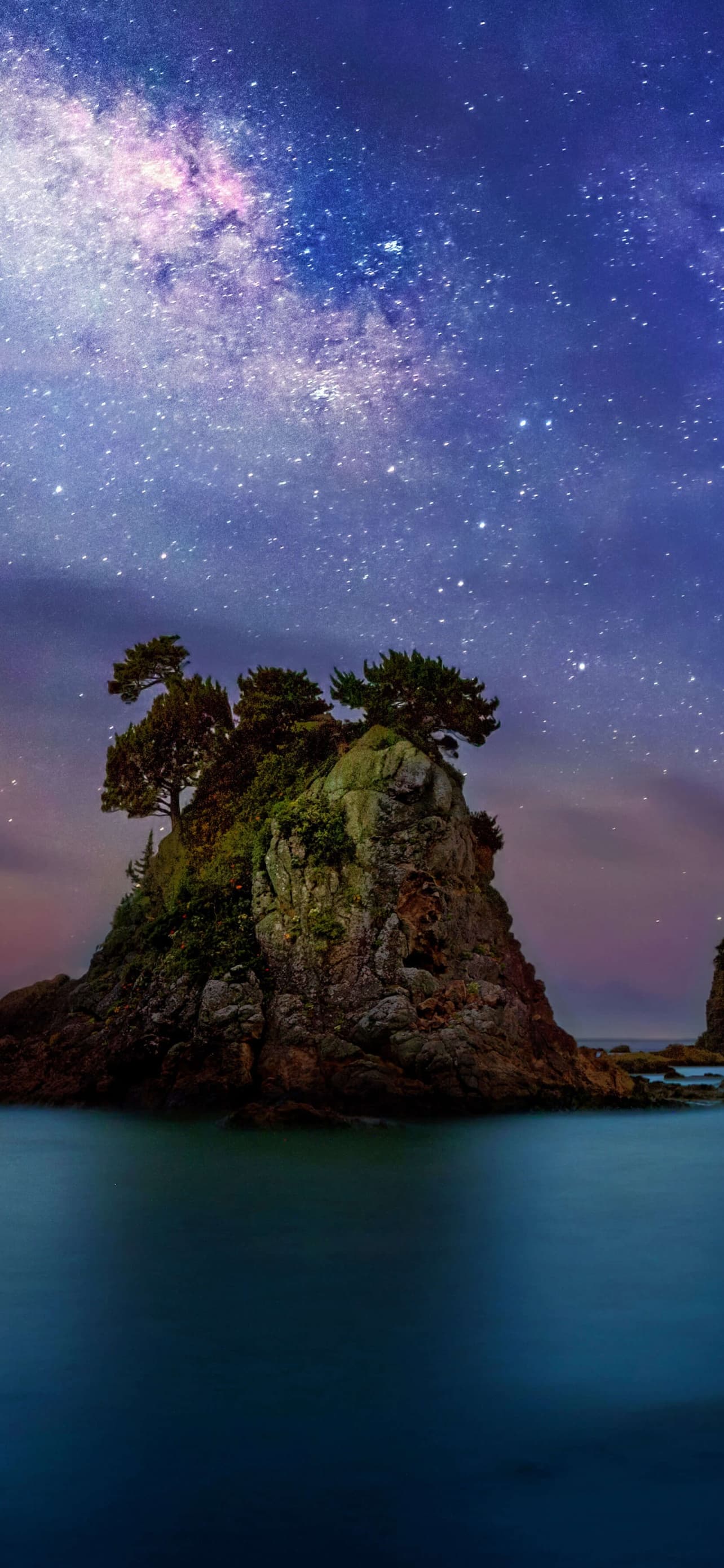 Minokake Rock Milky Way Dawn Night Sunset Izu Peninsula x
