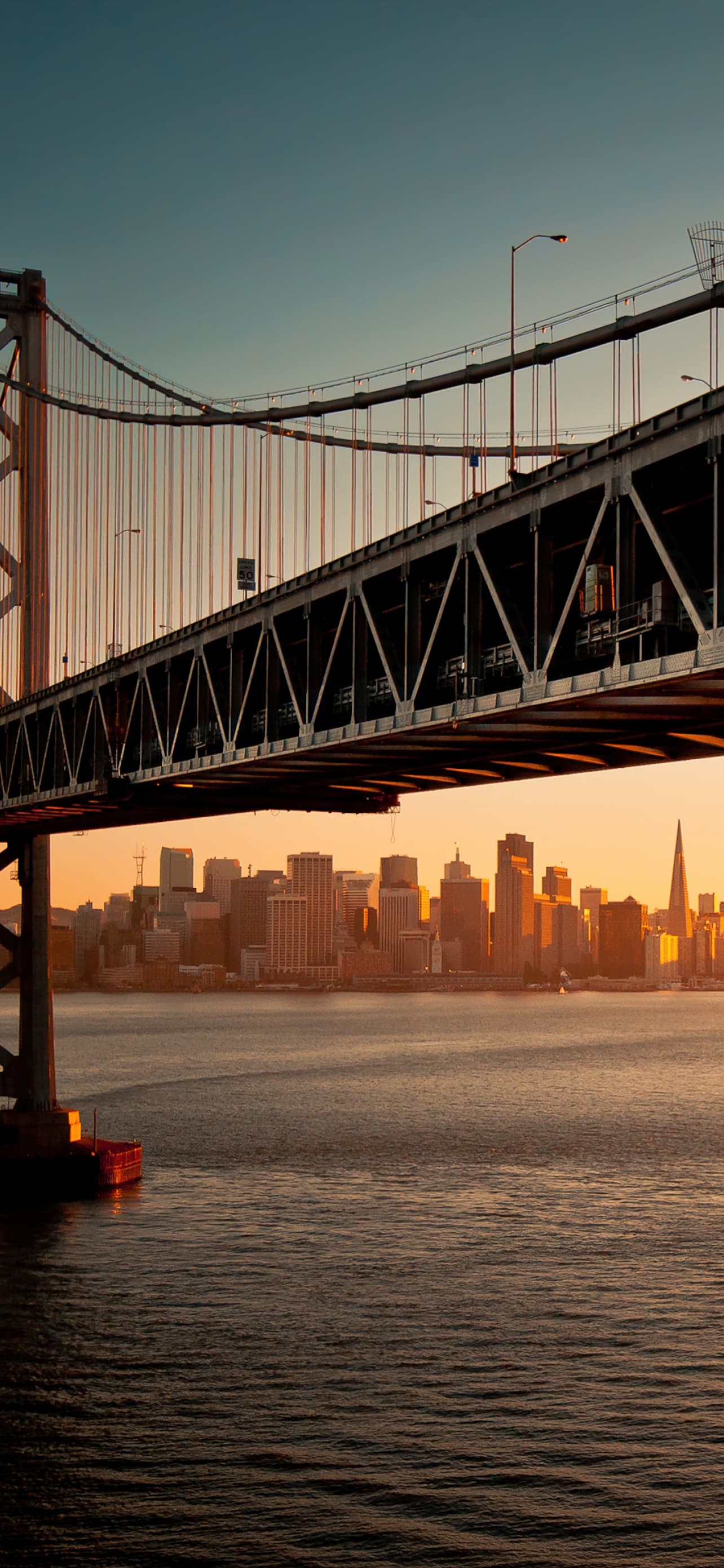 San Francisco Oakland Bay Bridge Downtown San Francisco x
