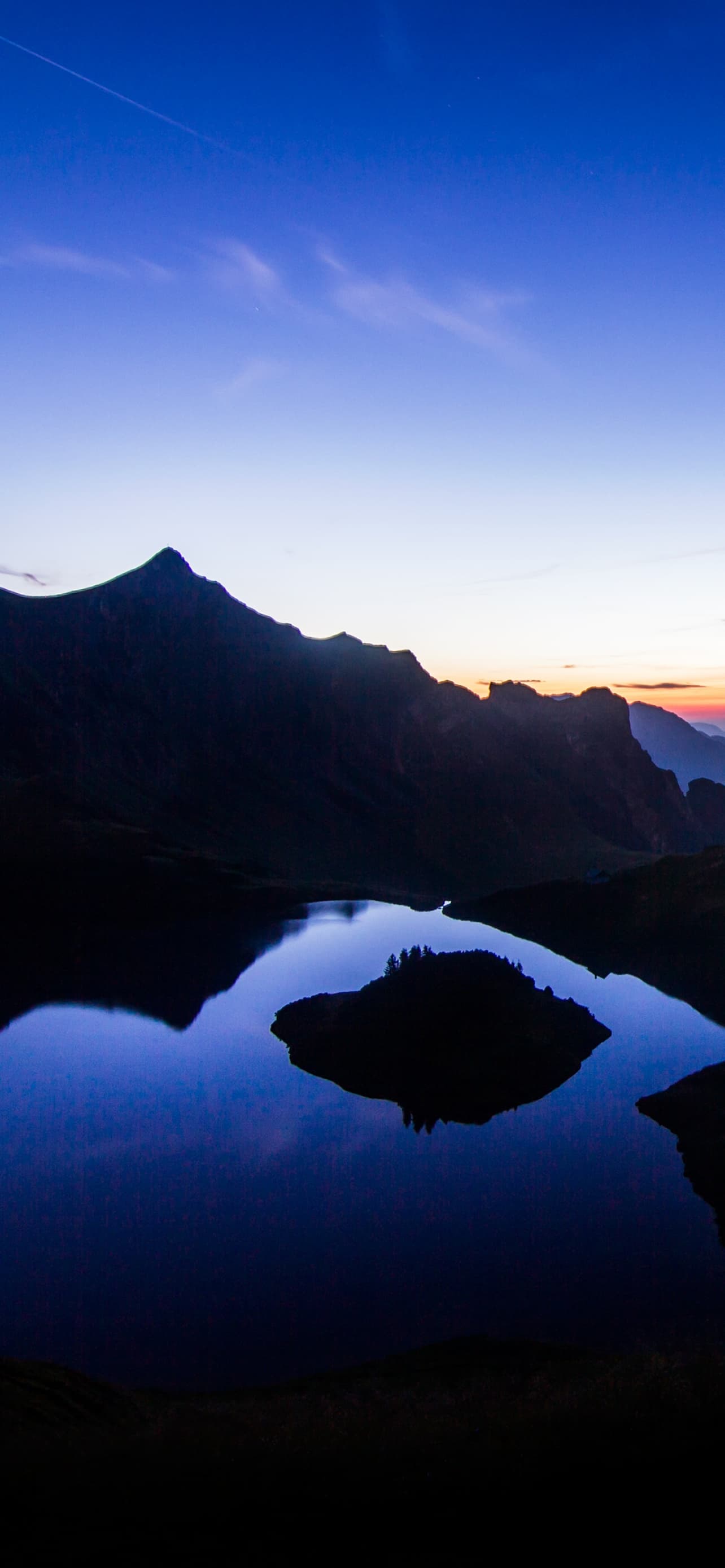 Schrecksee Lake Germany Sunset Mirror Lake Hinterstein x