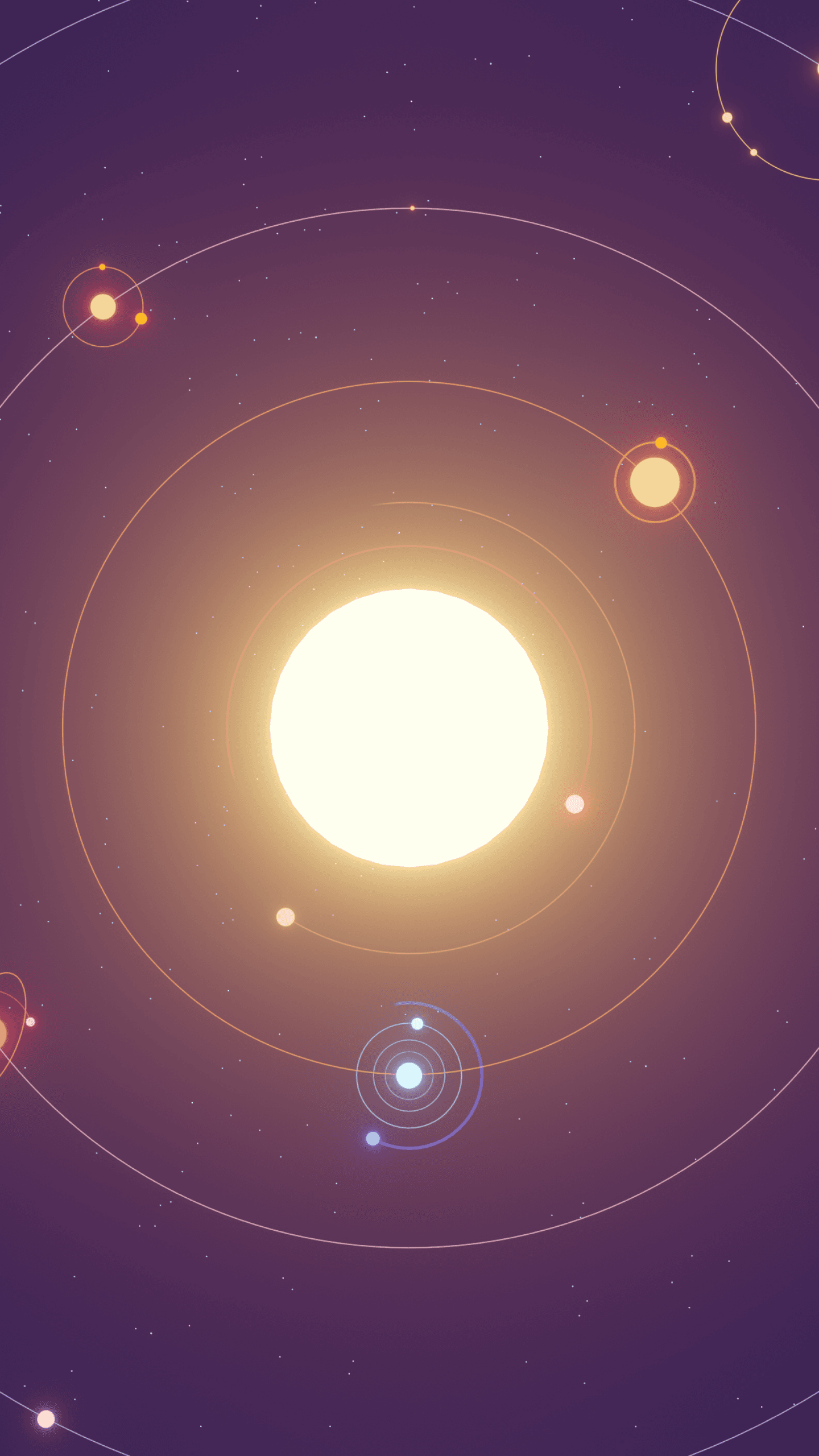 Solar System Planets Galaxy Orbit Sun Moon Stars Universe x