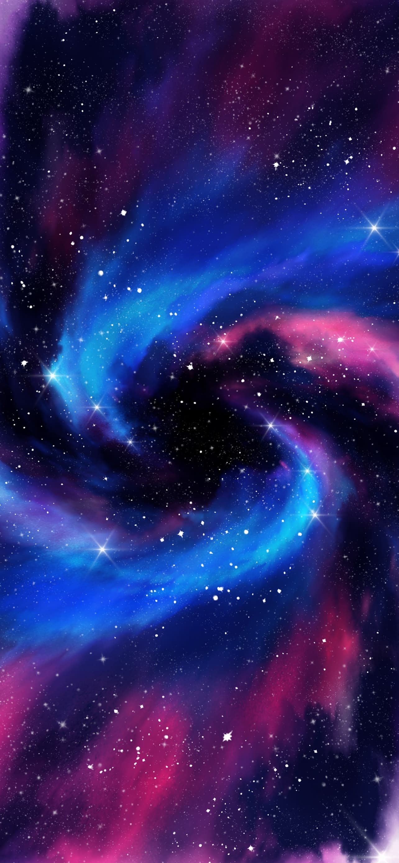 Spiral Galaxy Milky Way Stars Deep Space Colorful Astronomy x