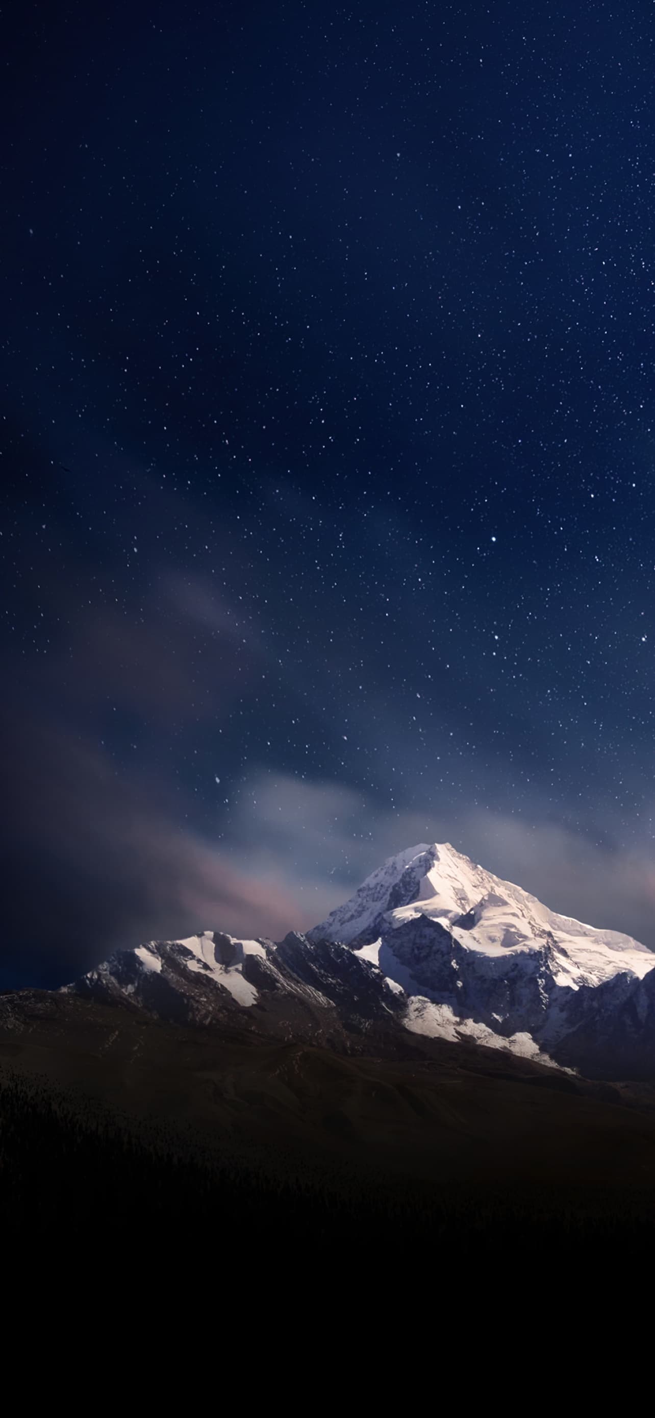 Swiss Alps Mountains Night Milky Way Starry Sky Hdr Night x - free HD phone wallpaper for iPhone and Android, 1284x2778